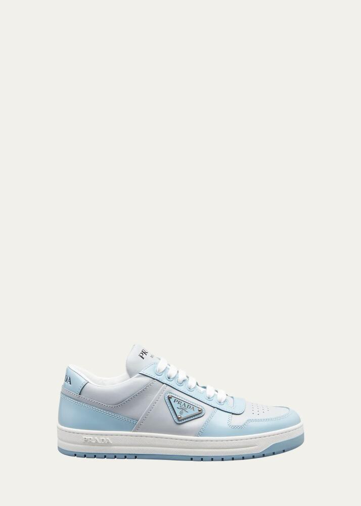 Prada Downtown Bicolor Low-Top Sneakers Cover