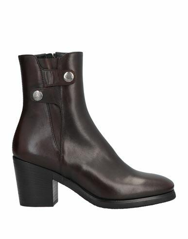 Alberto Fasciani Woman Ankle boots Dark brown Calfskin Cover