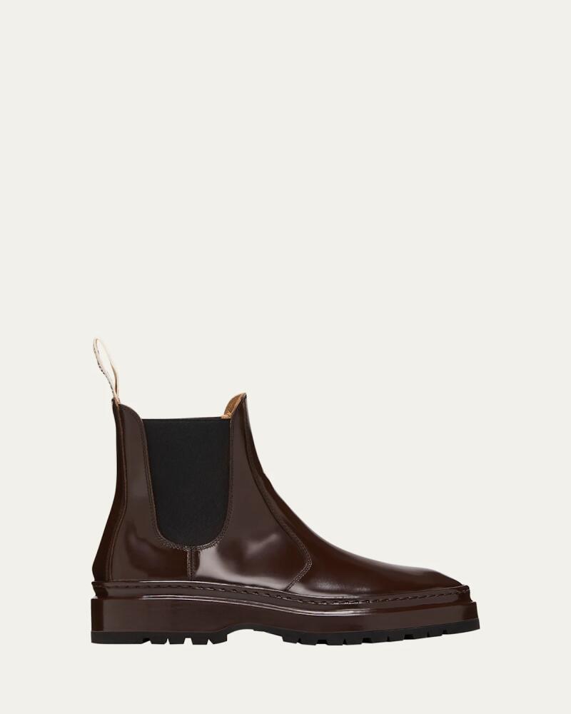 Jacquemus Les Chelsea Pavane Leather Booties Cover