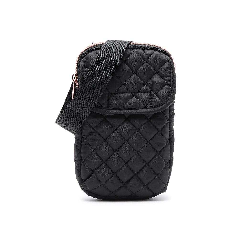 MYTAGALONGS Coco Quilt Phone Crossbody Bag | Women's | Black Cover