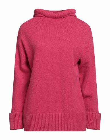 Federica Tosi Woman Sweater Magenta Virgin Wool, Cashmere Cover