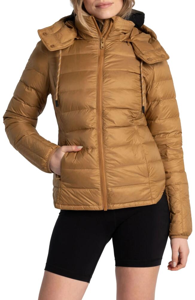 Lole Emeline Water Repellent 550 Fill Power Down Puffer Jacket in Russet Cover