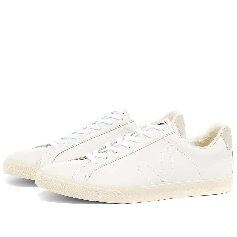 Veja Men's Esplar Clean Leather Sneakers in Triple White Cover