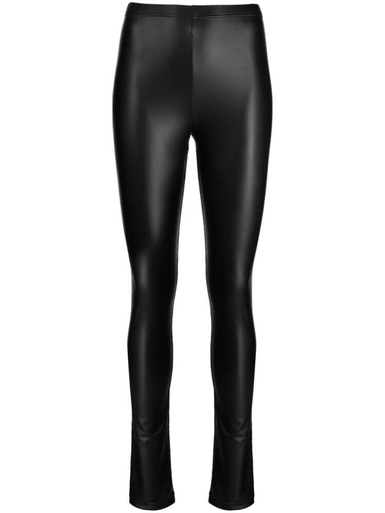 Junya Watanabe mid-rise matte-finish leggings - Black Cover