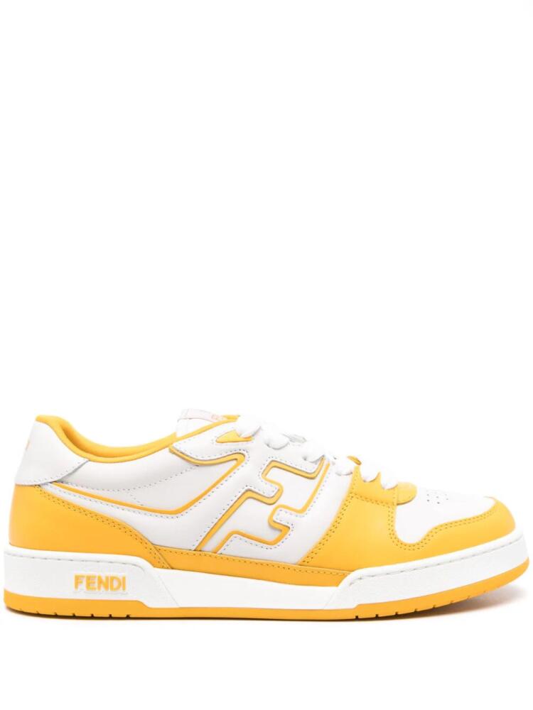 FENDI Match colourblock sneakers - Yellow Cover