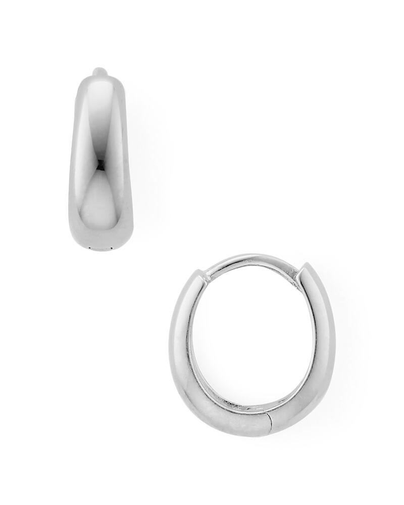 Argento Vivo Puffy Huggie Hoop Earrings in Sterling Silver or 18K Gold-Plated Sterling Silver Cover