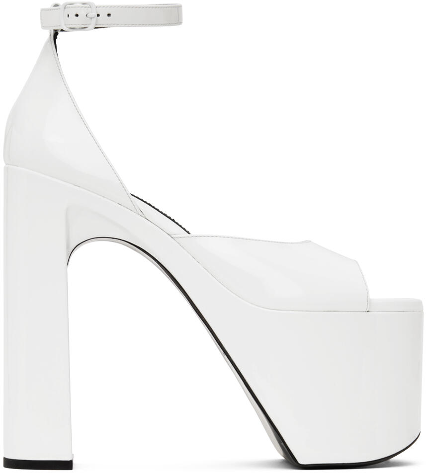 Balenciaga White Camden 160 Heeled Sandals Cover