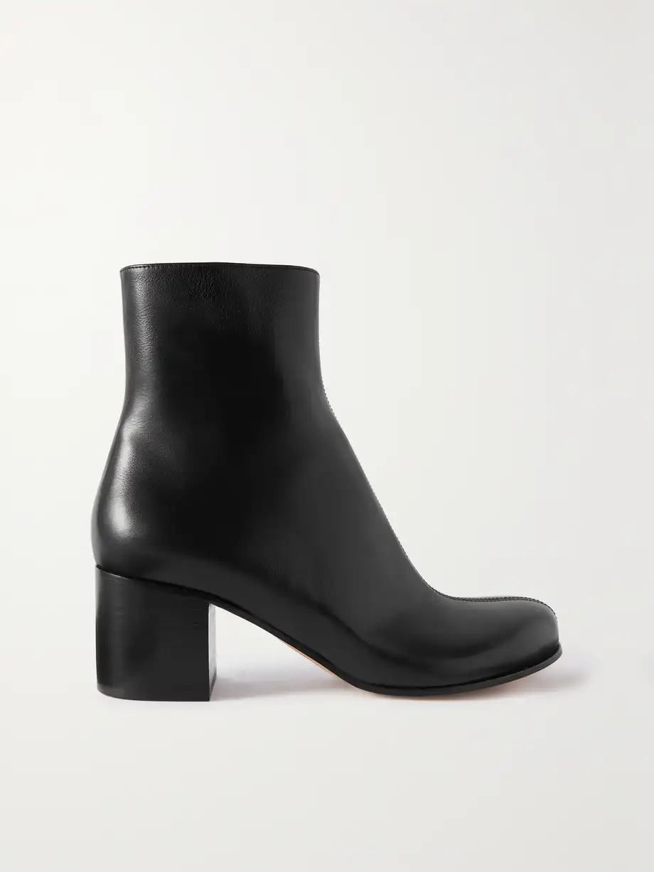 Loewe - Terra Leather Ankle Boots - Black Cover