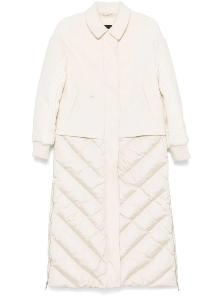 Add panelled coat - Neutrals Cover