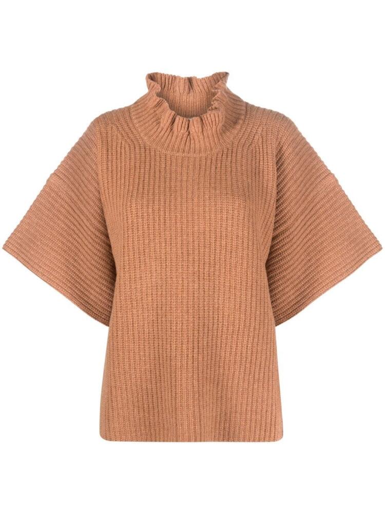 See by Chloé rollneck knitted top - Neutrals Cover