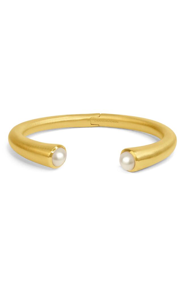 Dean Davidson Signature Twin Cuff Bracelet in Pearl/Gold Cover