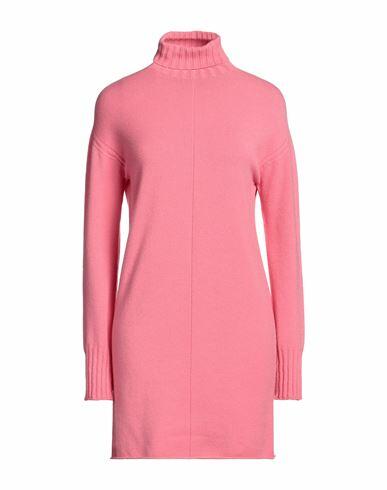 Kaos Woman Mini dress Pink Acrylic, Polyamide, Mohair wool, Elastane Cover