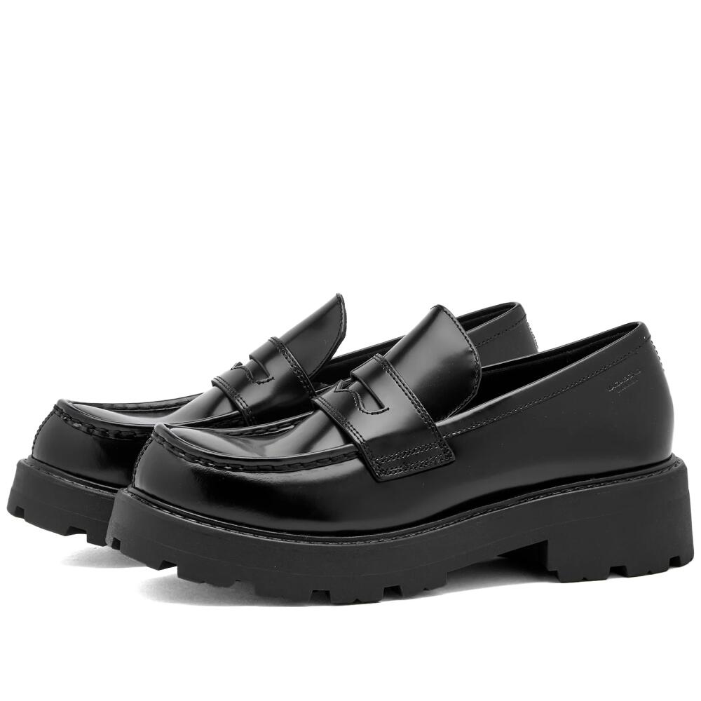 Vagabond Shoemakers Women's Cosmo 2 Leather Chunky Loafer in Black Cover