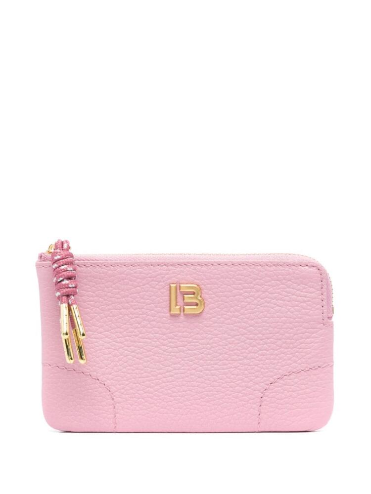 Bimba y Lola logo-plaque leather wallet - Pink Cover