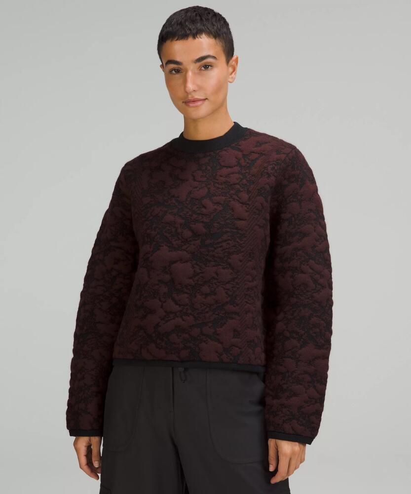 lululemon Jacquard Multi-Texture Crewneck Sweater Cover