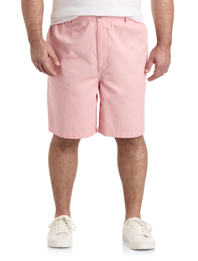 Harbor Bay by DXL Elastic-Waist Shorts in Pink Icing Cover