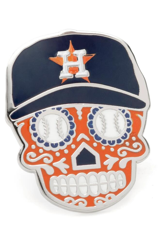 Cufflinks, Inc. Houston Astros Sugar Skull Lapel Pin in Orange Cover