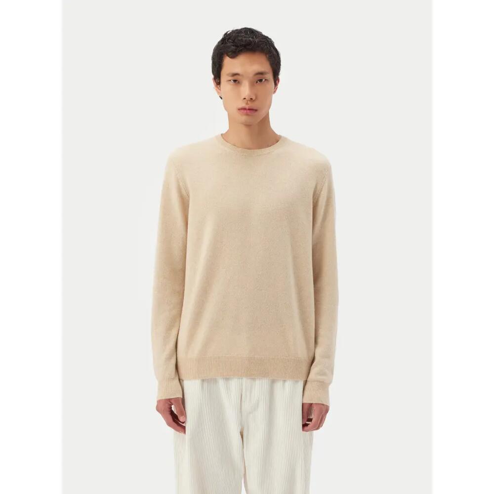 Gobi Cashmere Crew Neck Sweater in Beige Cover