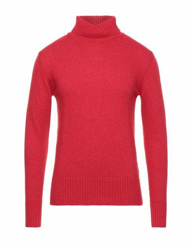 Giulio Corsari Man Turtleneck Red Wool, Viscose, Polyamide, Cashmere Cover