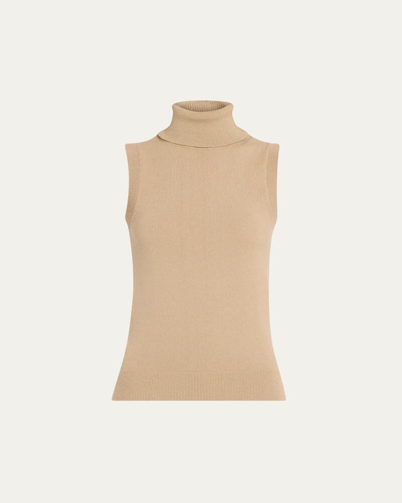 Michael Kors Collection Sleeveless Cashmere Turtleneck Cover