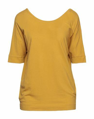 Zanone Woman T-shirt Ocher Cotton Cover