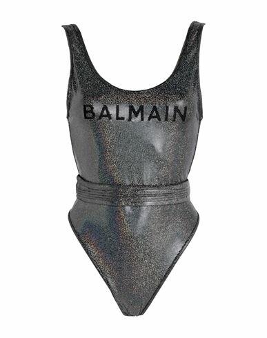 Balmain Woman One-piece swimsuit Black Polyamide, Elastane Cover