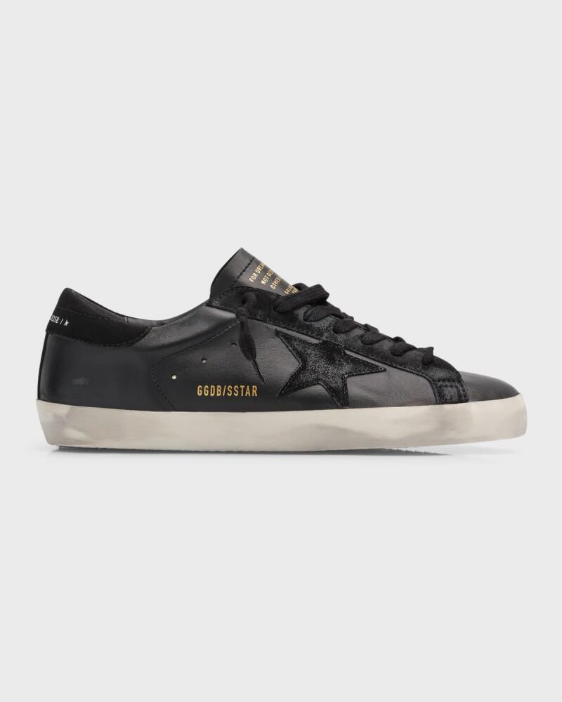 Golden Goose Men's Super-Star Tonal Leather Low-Top Sneakers Cover