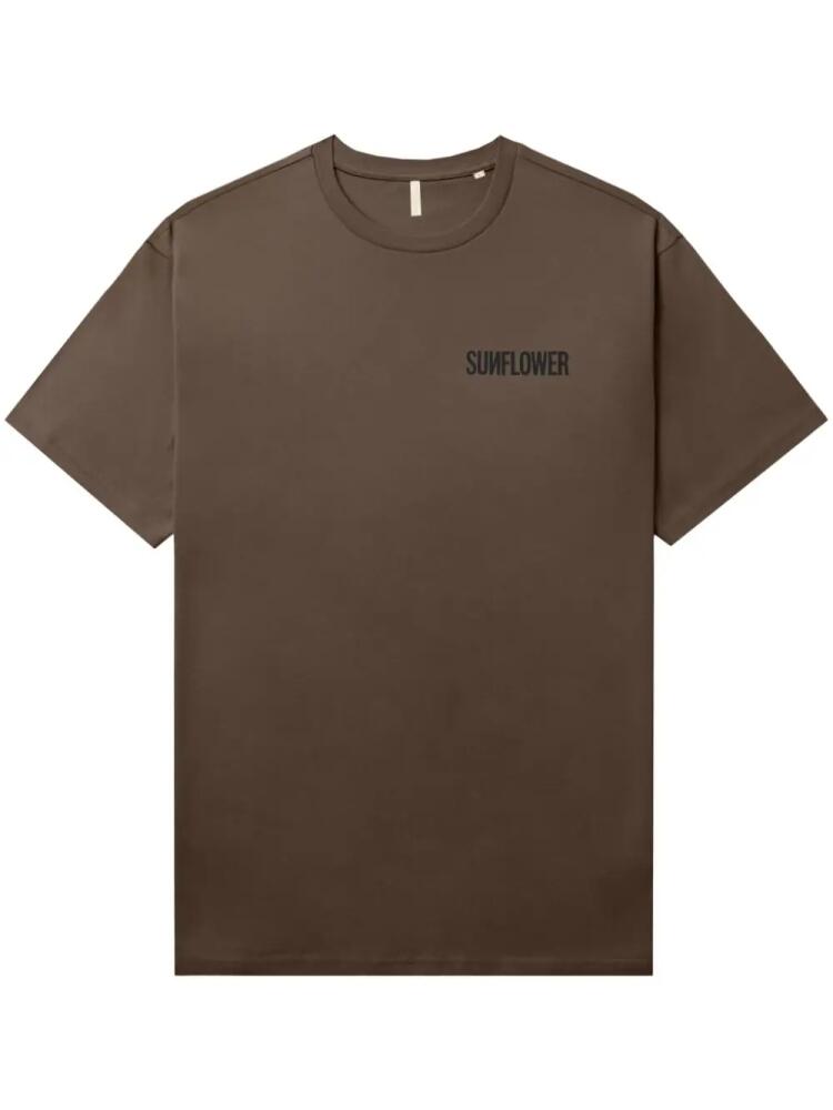 Sunflower logo t-shirt - Brown Cover