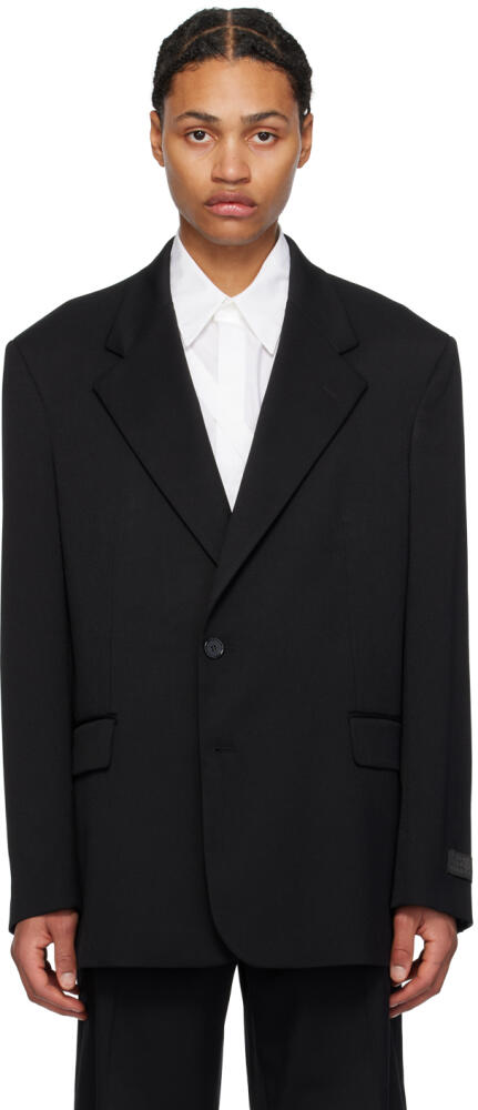 MM6 Maison Margiela Black Patch Blazer Cover