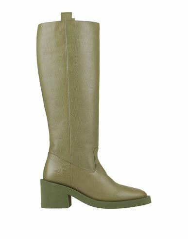 J. a.p. Jose Antonio Pereira Woman Boot Military green Leather Cover