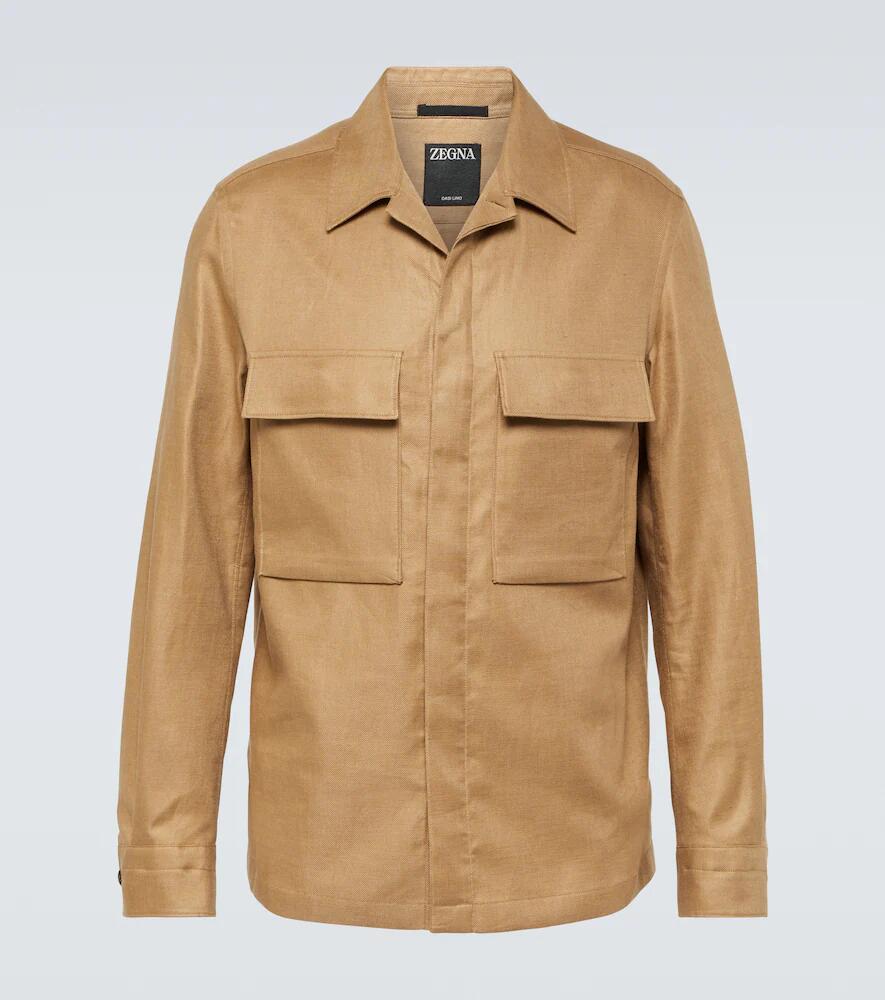 Zegna Linen overshirt Cover