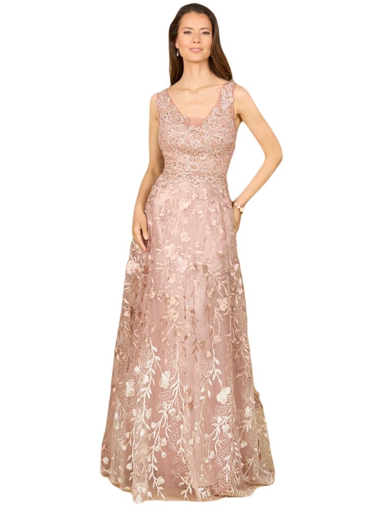 LARA New York Ombre Lace Ballgown in Blush Cover