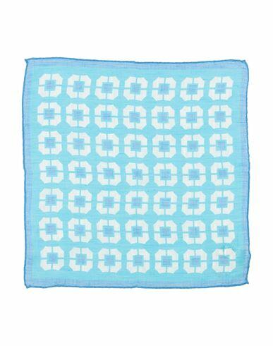 Roda Man Scarf Azure Linen Cover