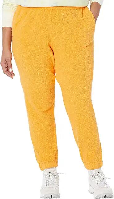 MONROW Teddy Fleece Sweatpants (Mango) Women's Clothing Cover