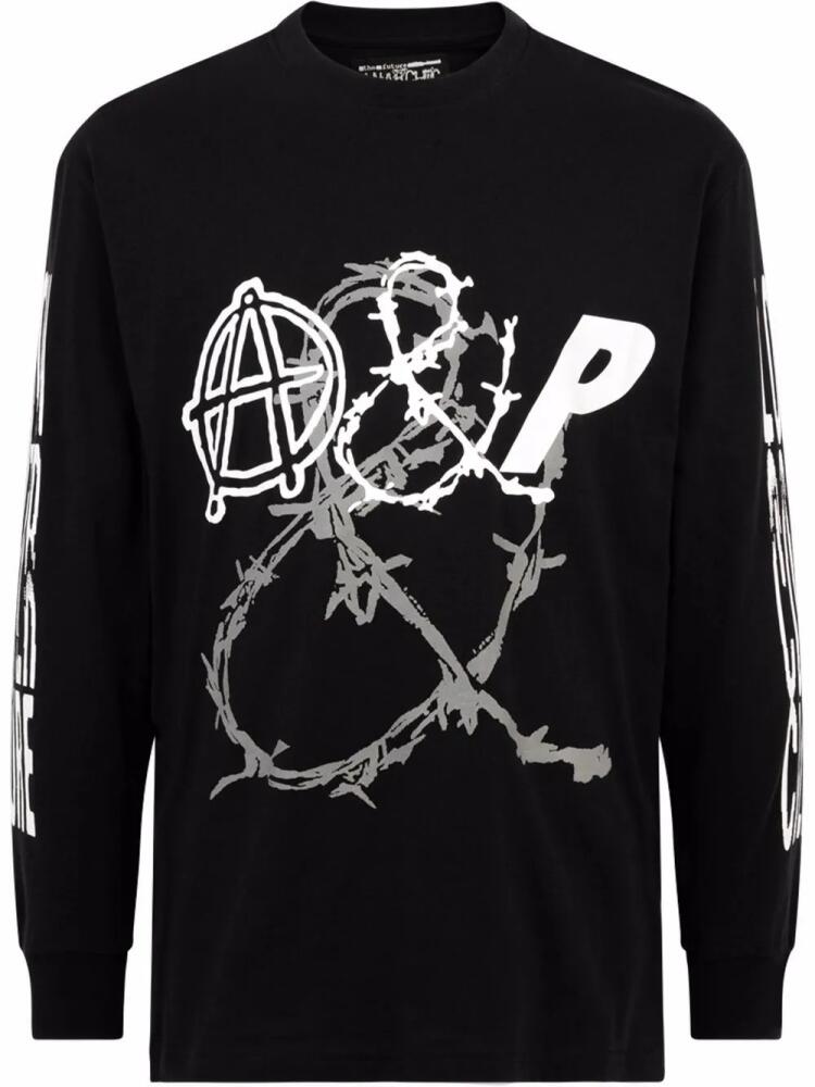 Palace x Anarchic Adjustment Counter Couture long-sleeve T-shirt - Black Cover