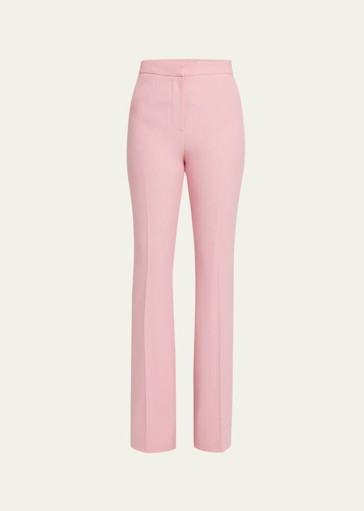 Alexander McQueen Straight Leg Crepe Trousers Cover