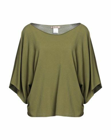 No-nà Woman T-shirt Military green Viscose, Polyamide Cover