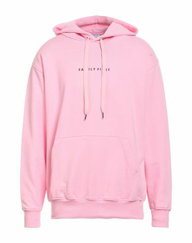 Family First Milano Man Sweatshirt Pink Cotton Cover