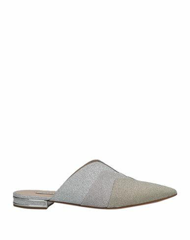 Casadei Woman Mules & Clogs Platinum Textile fibers Cover