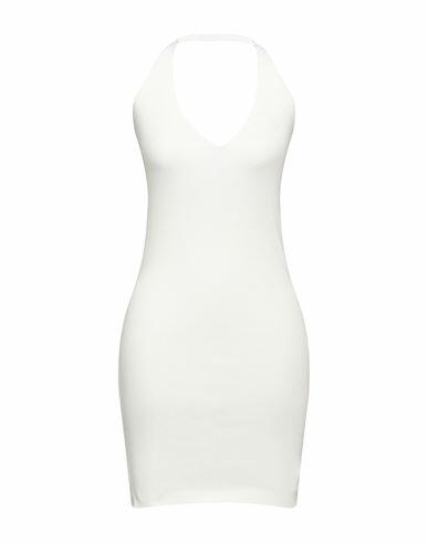 Vicolo Woman Mini dress White Viscose, Polyester Cover