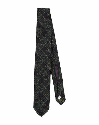 Franco Bassi Man Ties & bow ties Midnight blue Wool, Cotton, Silk Cover