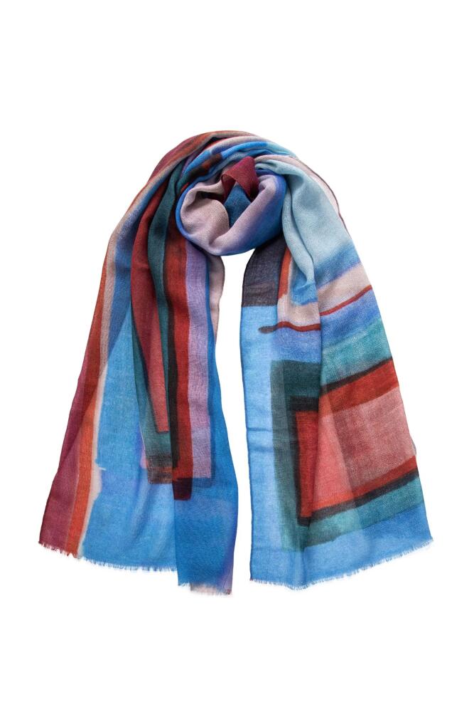 Elizabetta Madrid - Wool Scarf in Blue Cover