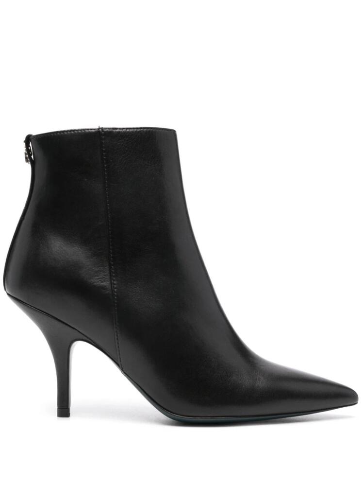 Patrizia Pepe 85mm Fly-rivet leather boots - Black Cover