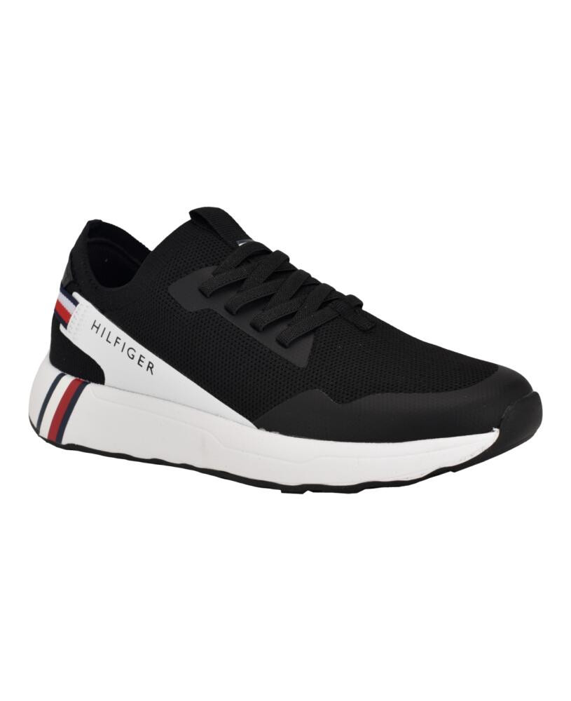 Tommy Hilfiger Women's Arosa Slip-On Jogger Sneaker - Black, White Cover