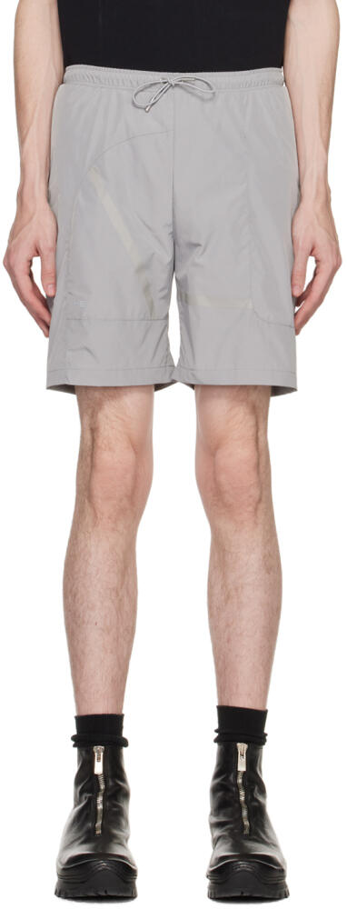 HELIOT EMIL Gray Track Shorts Cover