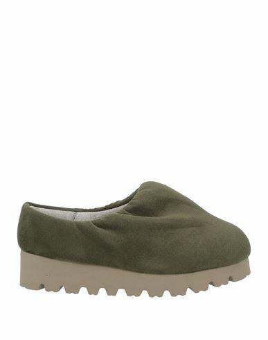 Yume Yume Woman Mules & Clogs Military green Textile fibers Cover