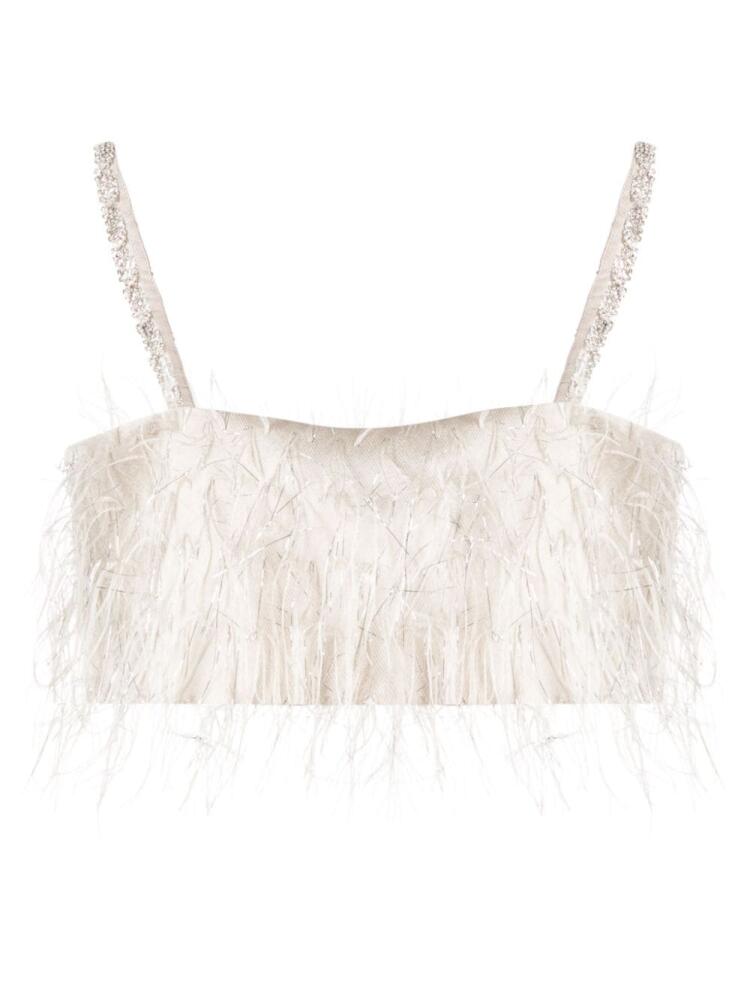 MUNTHE Liquorice fringed top - Neutrals Cover