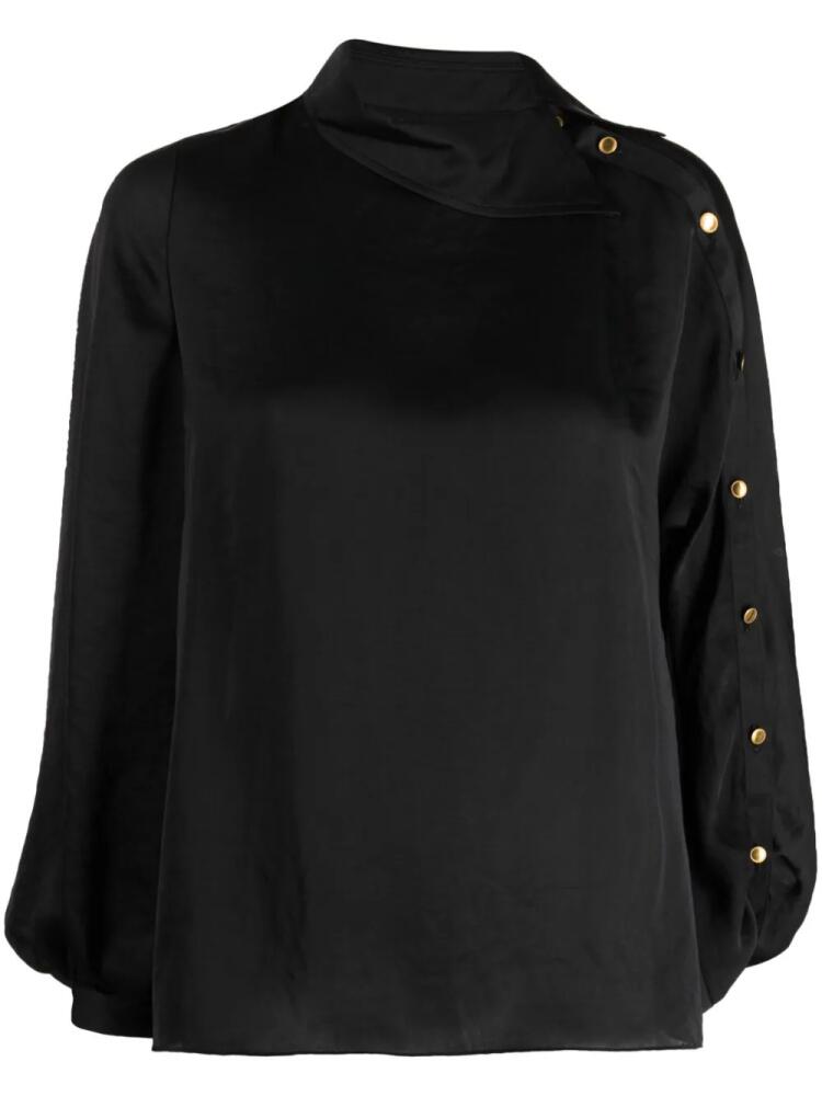 Kolor buttoned long-sleeve shirt - Black Cover