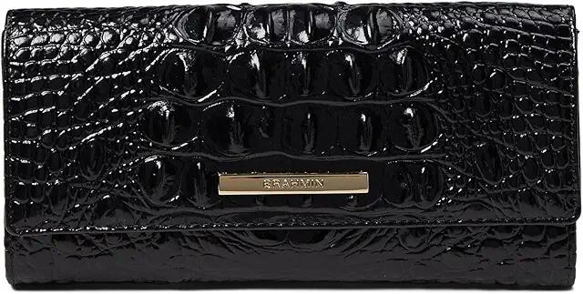 Brahmin Melbourne Cordelia Wallet (Black) Handbags Cover