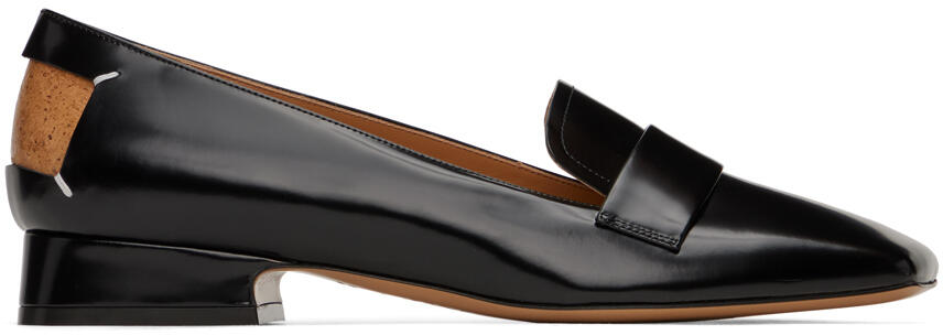 Maison Margiela Black 'Décortiqué' Loafers Cover